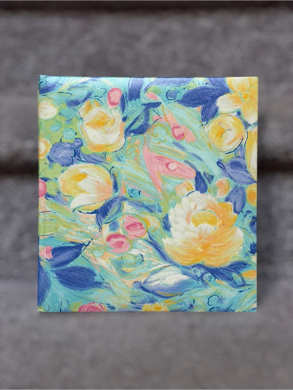 Vintage C.R. Gibson Di Lewis Floral Magnetic Photo Album Cottagecore Grandmacore